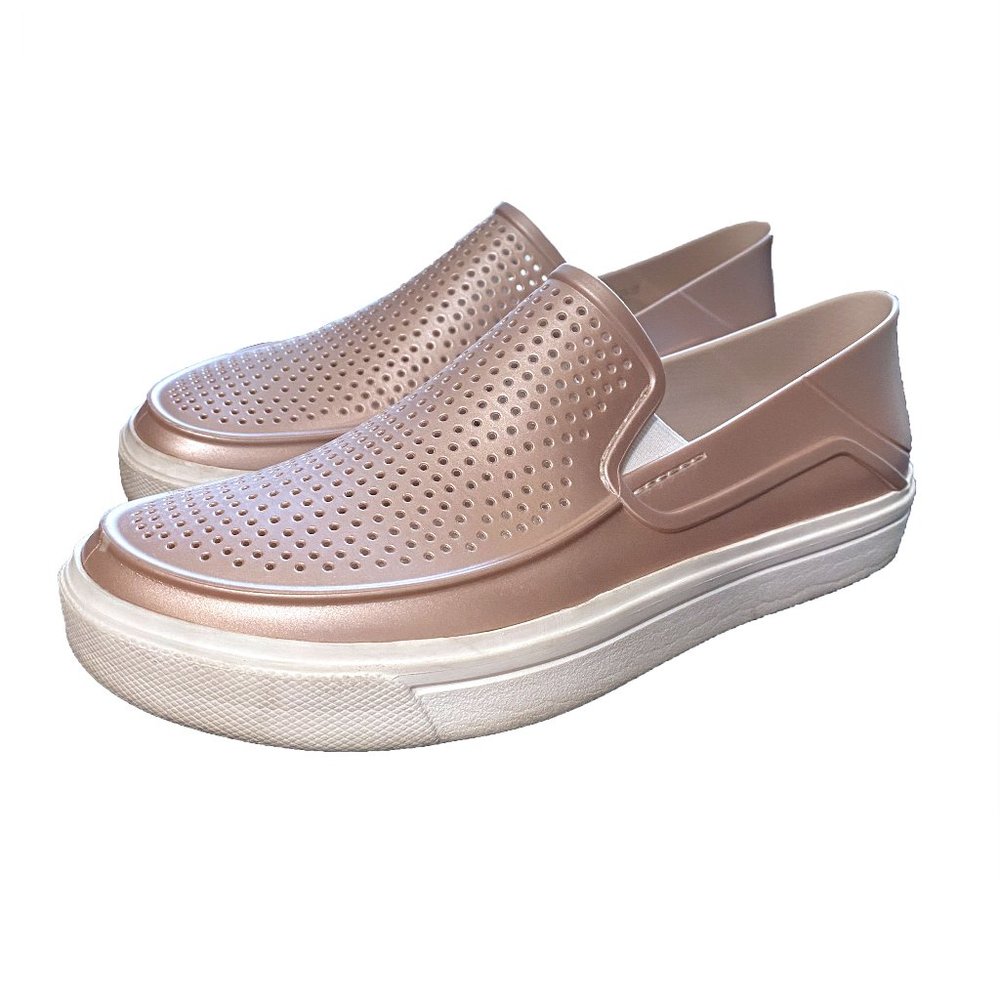Crocs Citilane Roka Slip On Rose Gold Size 8